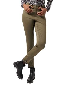 Hose Naf Naf Skinny Grün für Damen