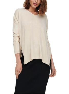 Pullover Only Amalia Beige für Damen