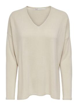 Pullover Only Amalia Beige für Damen