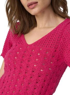 T-Shirt Only Becca Rosa für Damen