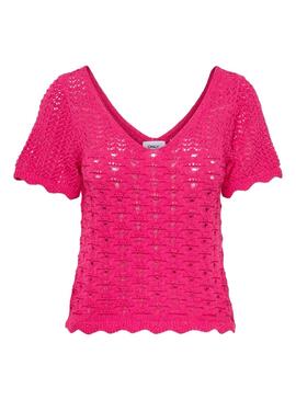 T-Shirt Only Becca Rosa für Damen