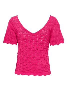 T-Shirt Only Becca Rosa für Damen