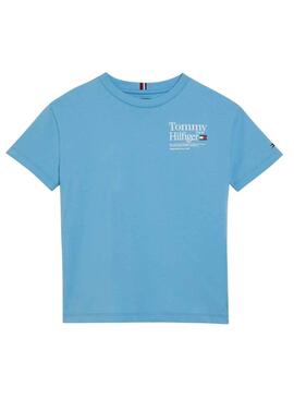 T-Shirt Tommy Hilfiger Stern Blau für Junge