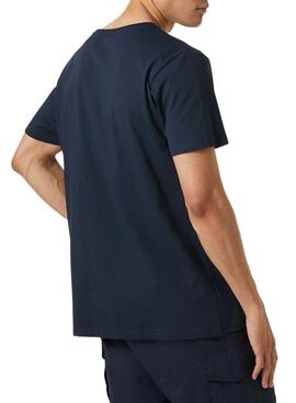 T-Shirt Helly Hansen Shoreline Marineblau für Herren