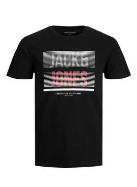 T-Shirt Jack & Jones Brix Schwarz für Herren