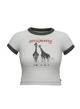 T-Shirt Levis Soulmate Weiss für Damen