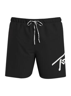 Badehose Tommy Jeans Sport Schwarz für Herren