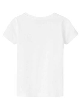 T-Shirt Name It Fransisca Weiss für Mädchen