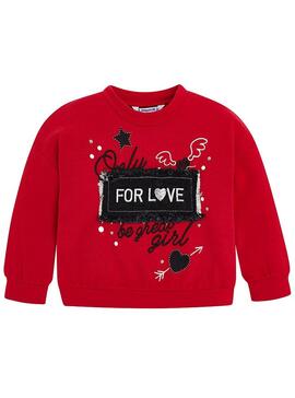Sweatshirt Mayoral For Love Red