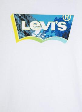 T-Shirt Levis Landscape Weiss für Junge