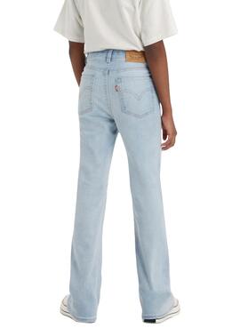 Hose Jeans Levis 726 Blau Claro für Mädchen