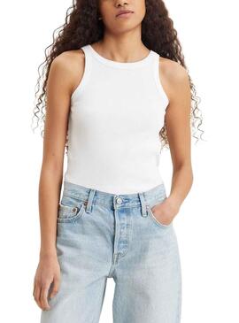 T-Shirt Levis Racer Weiss für Damen