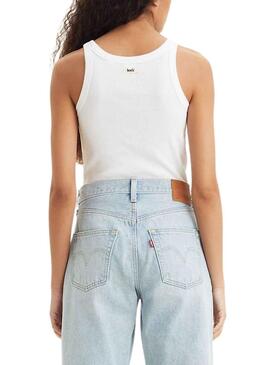 T-Shirt Levis Racer Weiss für Damen