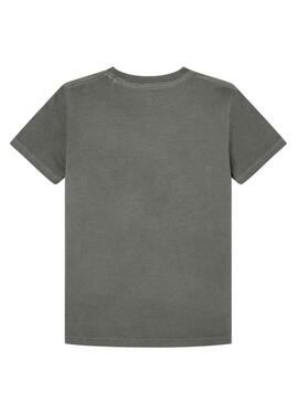 T-Shirt Pepe Jeans Davide Grau für Junge