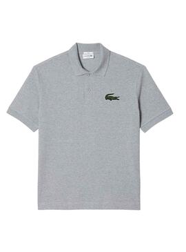 Polo Lacoste Loose Grau für Herren und Damen