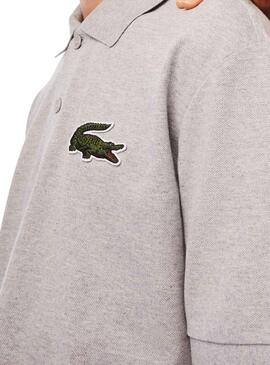 Polo Lacoste Loose Grau für Herren und Damen