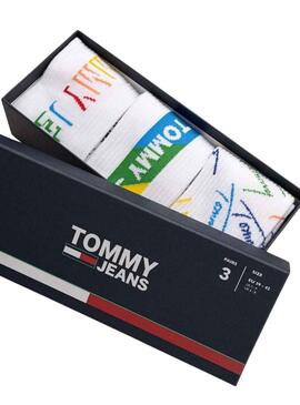 Socken Tommy Jeans Thuni Weiss Herren und Damen