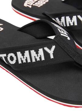 Flip flops Tommy Jeans Logo Tape Schwarz für Herren