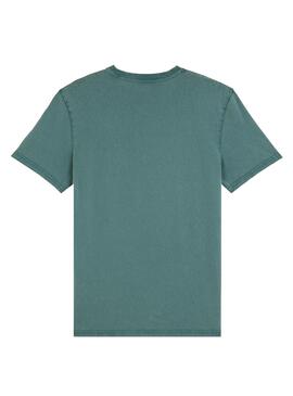 T-Shirt Klout Basica Gefärbtes Türkis Herren und Damen