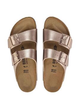 Sandalen Birkenstock Arizona BF Kupfer für Damen