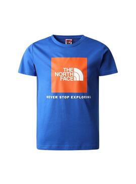 T-Shirt The North Face Explore Blau für Junge