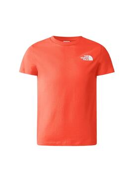 T-Shirt The North Face Dome Orange für Junge
