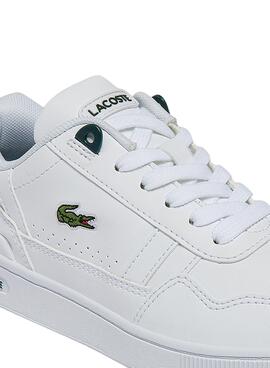 Sneakers Lacoste T-Clip Weiss für Junge