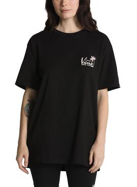 T-Shirt Vans Lodge Schwarz für Damen und Herren
