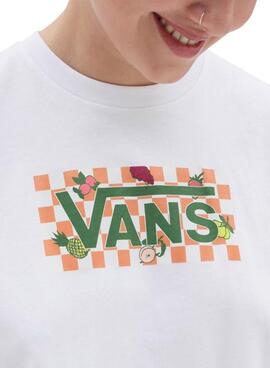 T-Shirt Vans Fruit Weiss für Damen