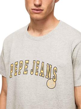 T-Shirt Pepe Jeans Ronell Grau für Herren