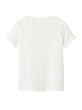 T-Shirt Name It Fleur Weiss für Mädchen
