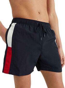 Badehose Tommy Hilfiger Flag Blau Marineblau