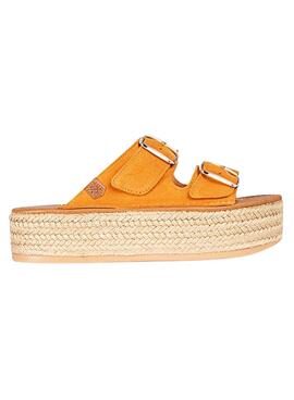 Sandalen Popa Morell Serraje Orange für Damen