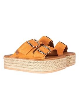 Sandalen Popa Morell Serraje Orange für Damen