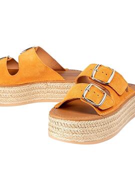 Sandalen Popa Morell Serraje Orange für Damen