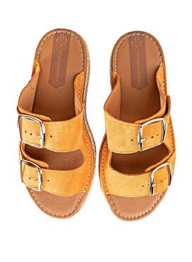 Sandalen Popa Morell Serraje Orange für Damen