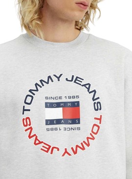 Sweatshirt Tommy Jeans Relaxed für Herren Grau