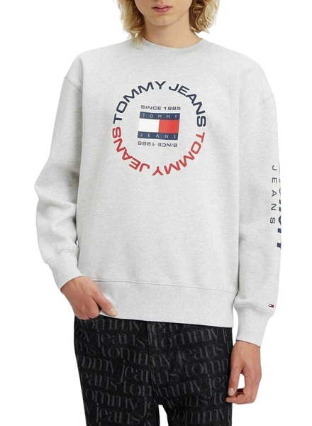 Sweatshirt Tommy Jeans Relaxed für Herren Grau