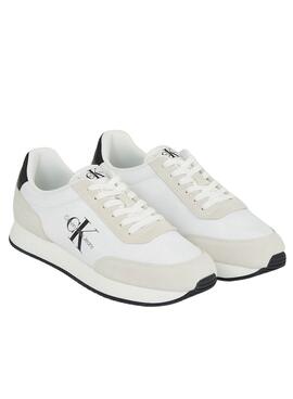 Sneakers Calvin Klein Retro Runner Weiss Herren