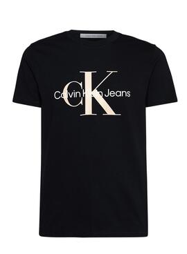 T-Shirt Calvin Klein Seasonal Schwarz für Herren