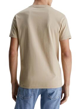 T-Shirt Calvin Klein Seasonal Beige für Herren