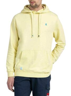 Sweatshirt El Pulpo Hoodie Gelb für Herren