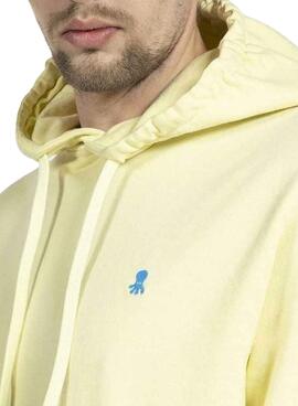 Sweatshirt El Pulpo Hoodie Gelb für Herren