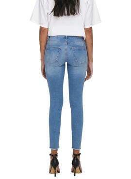 Hose Jeans Only Blush Blau Claro für Damen