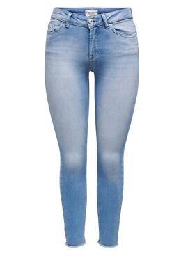 Hose Jeans Only Blush Blau Claro für Damen
