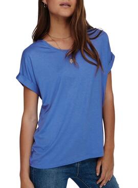 T-Shirt Only Moster Blau für Damen