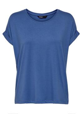 T-Shirt Only Moster Blau für Damen