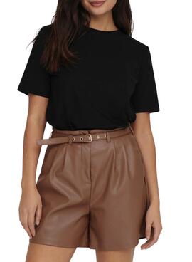 T-Shirt Only Lonely Schwarz für Damen