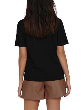 T-Shirt Only Lonely Schwarz für Damen