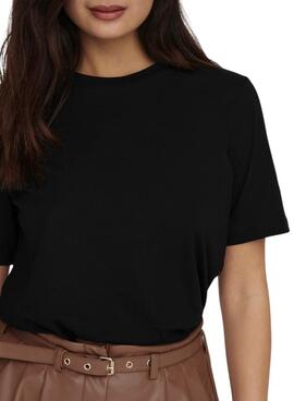 T-Shirt Only Lonely Schwarz für Damen